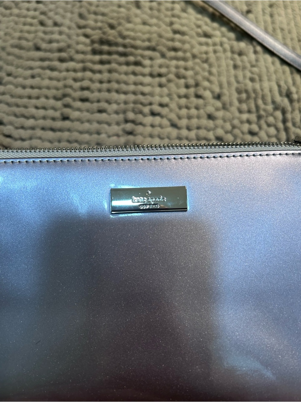 kate spade Iridescent Lavender-Blue Crossbody with Matching Card Holder - Picture 2 of 5